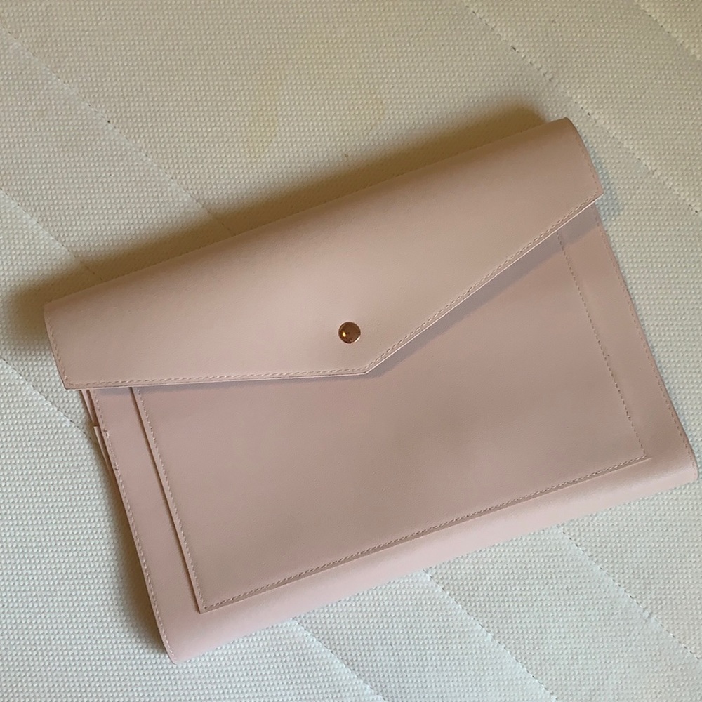 Dusty Pink Clutch Bag